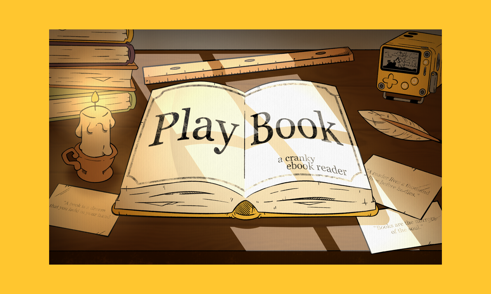 Playdate game PlayBook E-Reader