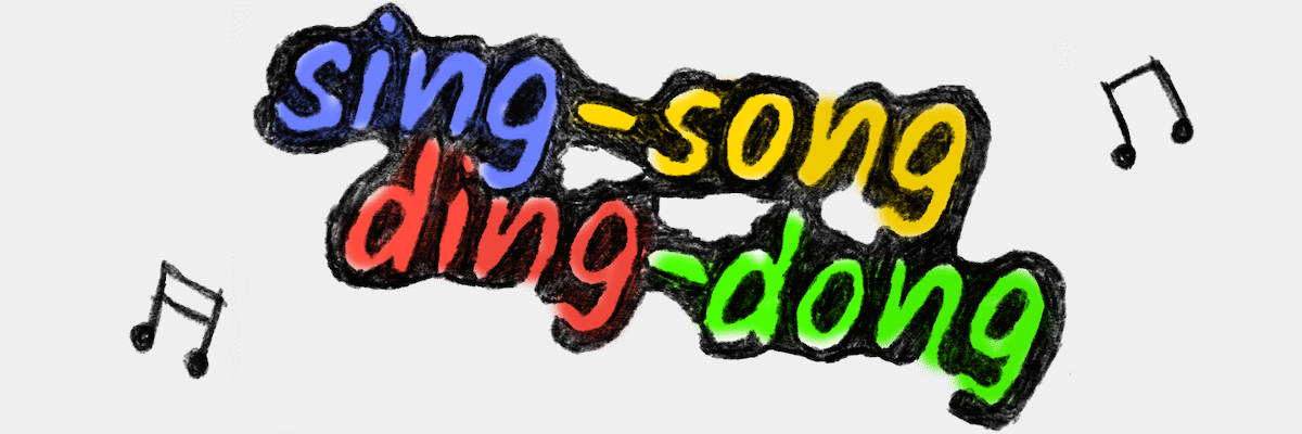sing-song ding-dong